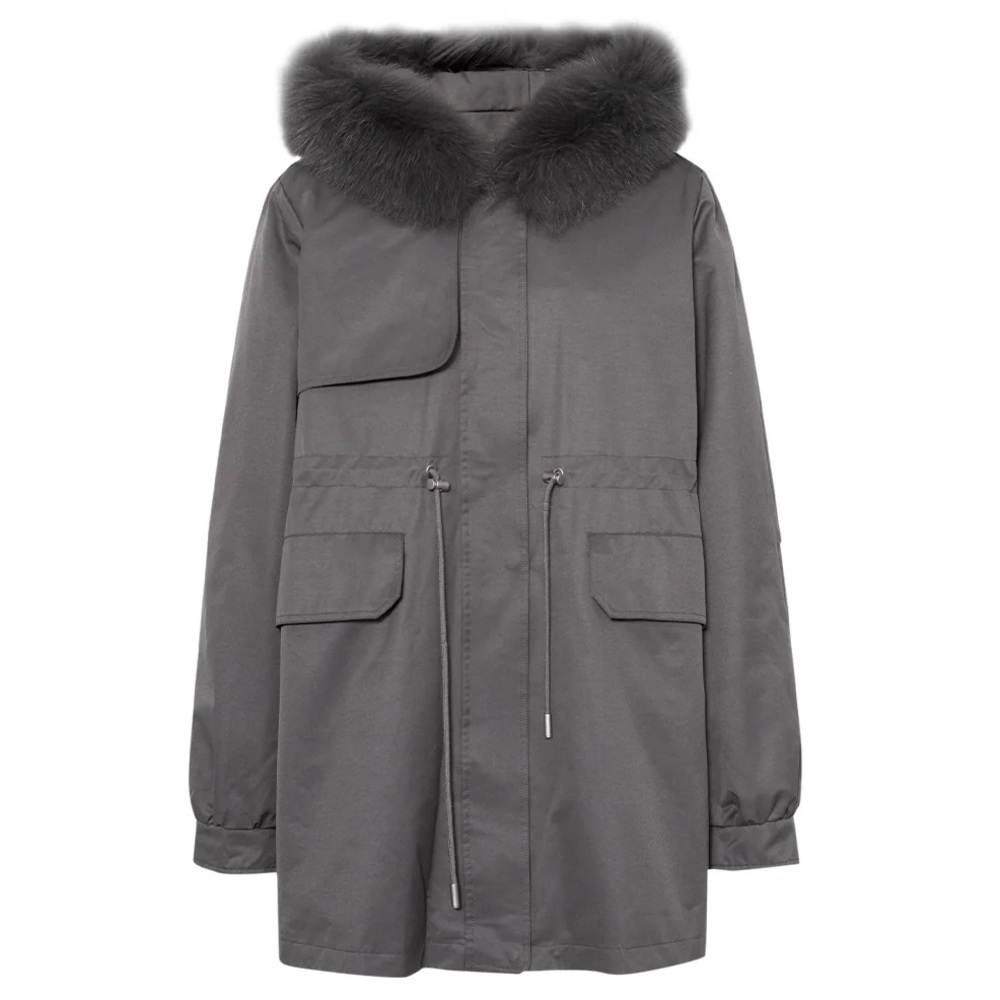 French Premium Brand New Meilleur Moment. Warm Parka with Fox Fur. Retail $659.
